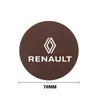 Car Water Cup Anti Slip Pad PU Water Cup Pad For Renault Clio Sandero Captur Megane R5 4 E-tech Scenic Austral Rafale Symbioz S777