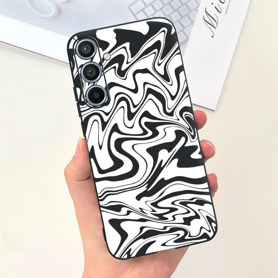 For Samsung Galaxy A54 Case 2023 Cool Fashion Moon Pattern Jelly Soft Silicone Phone Back Cover For Samsung A54 5G SM-A546B