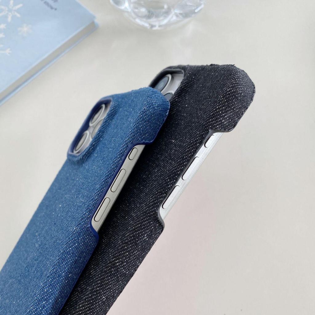 Denim Hard Case for iPhone 15-17 Pro/Pro Max