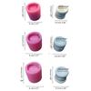 Candle Mould Decors Casting Molds DIY 3D Silicone Mould Cylinders Candle Mould Silicone Molds Handicrafts Candle Holder