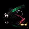 5Pcs Fly Fishing Lure with Sharp Hook Realistic Floating Hand Tied Feather Bionic Fly Fishing Bait Freshwater Saltwater Bass Trout Fishing Accessories