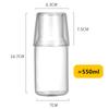 Transparent Cold Kettle And Cup Suit Office Drink Glass Super Cheap Water Jug Set For Girls Coffee Milk Lemonade Bottle Tumbler