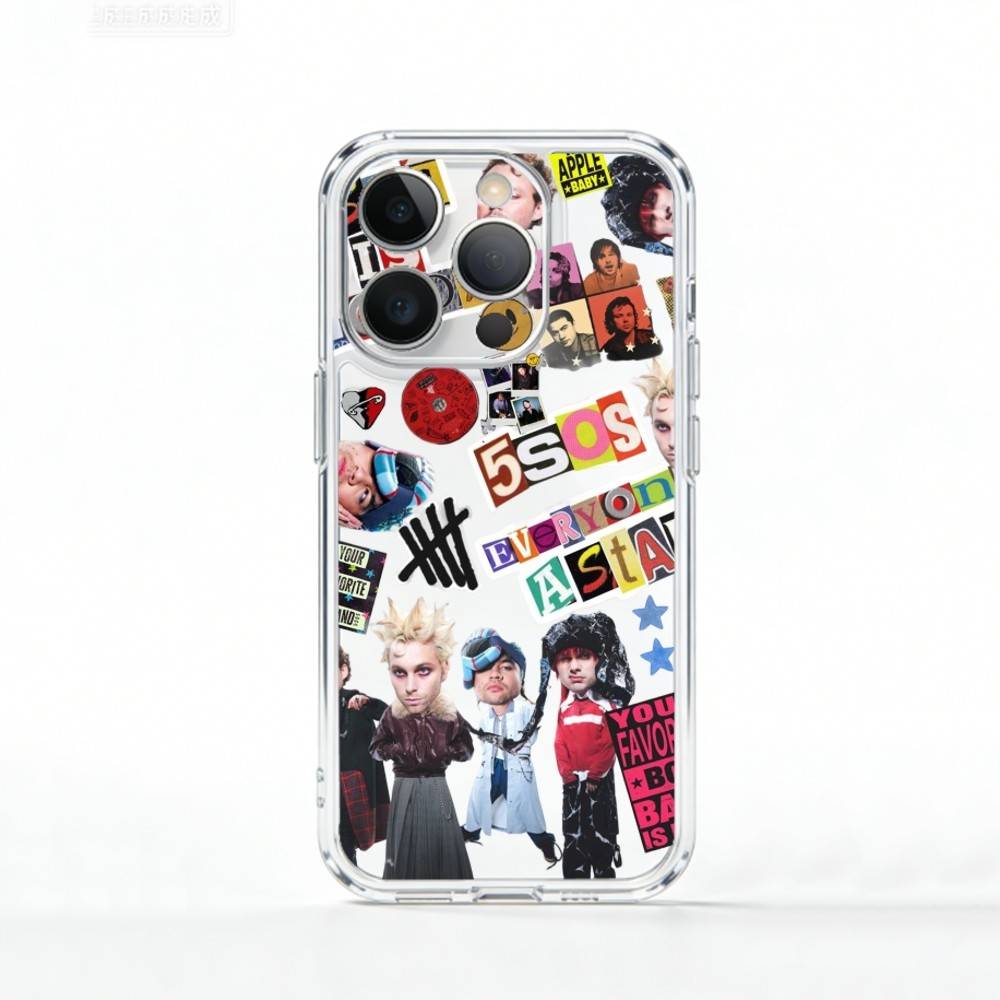 5 S-Seconds of S-Summer Band    Phone Case For iPhone 17 16 15 14 13 12 11 Mini Pro Max Plus Transparent Cover