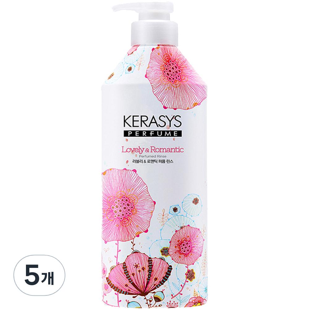 

Парфумований ополіскувач Kerasys Lovely & Romantic, 980 мл, 5 шт
