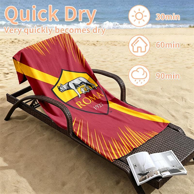 A.S Roma Beach towels also serve as bath towels summer essential a musthave for the outdoors the beach and the pool