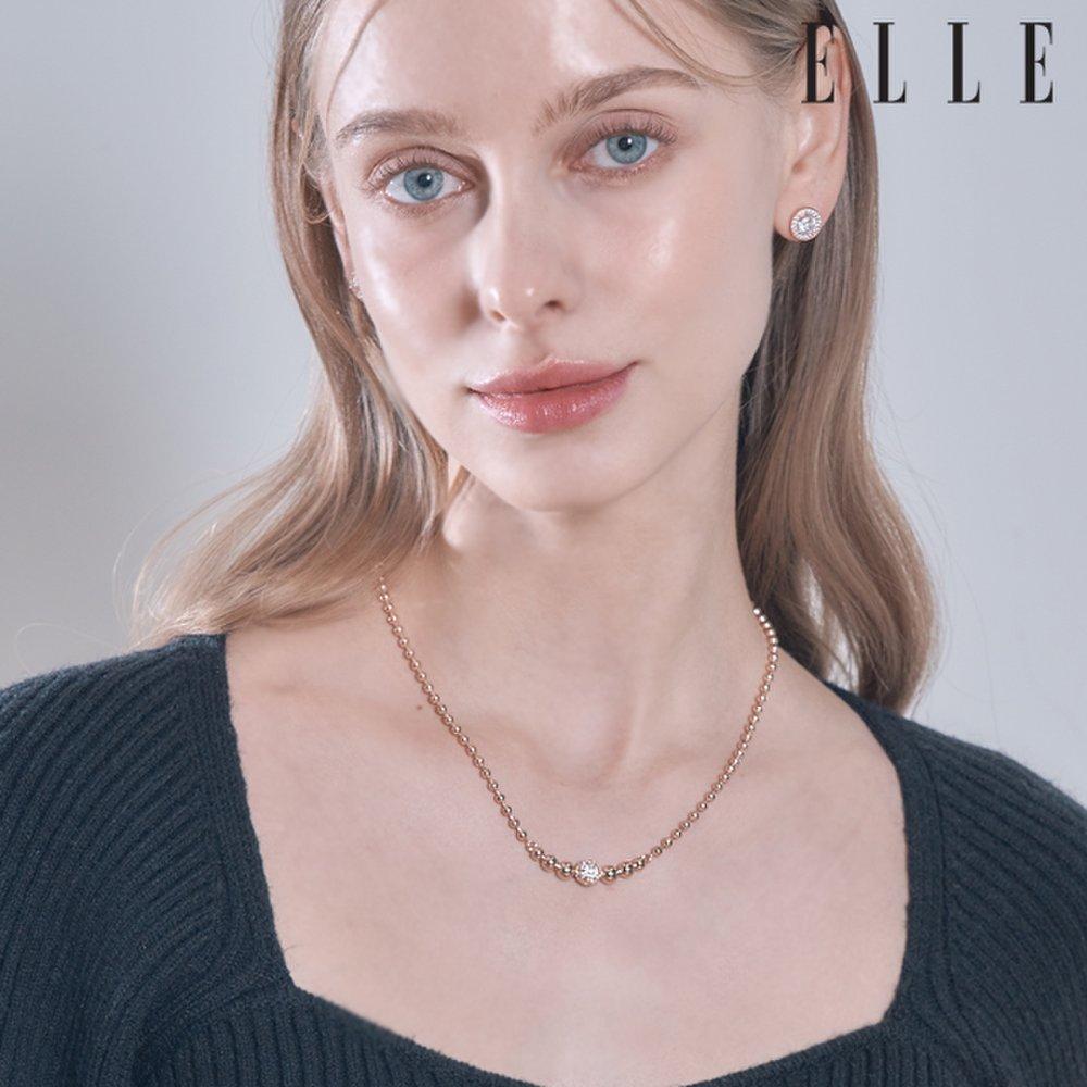 Volume Round Necklace Elbrnn184