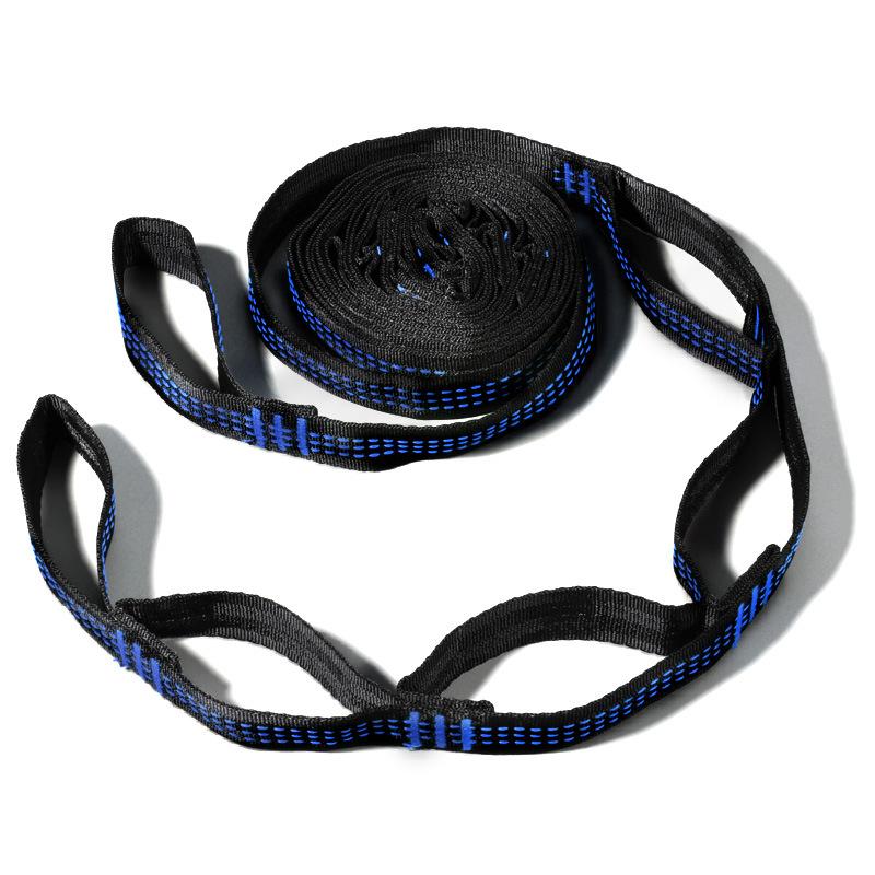 Hammock Outdoor Reinforcement, Straps Quick Build Adjustable Distance Flat Belt Clothesline Portable Camping Hammock Accessories