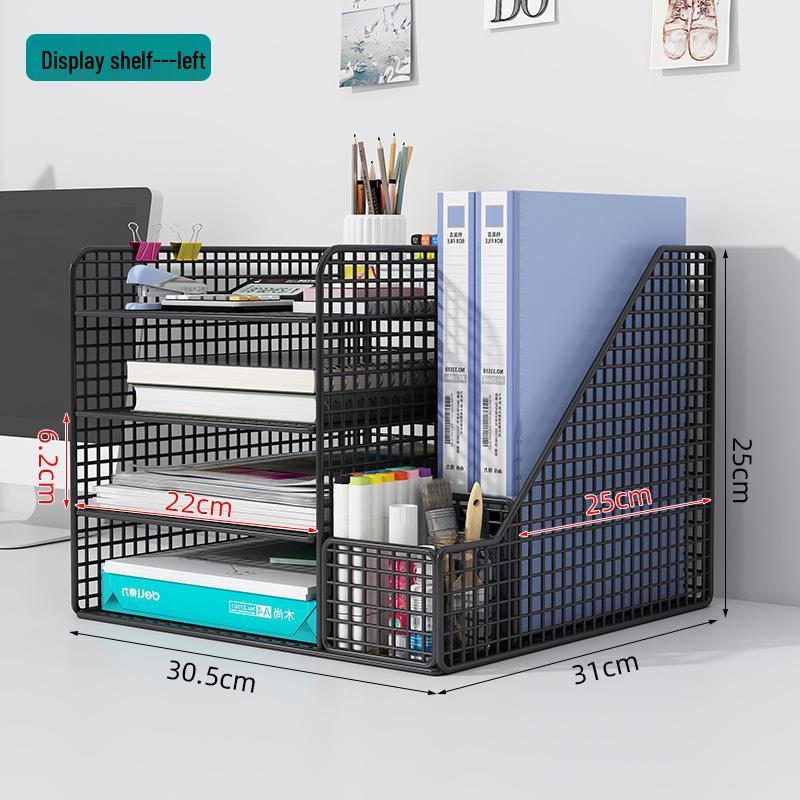 Multilayer Desktop File Organizer and Storage Set