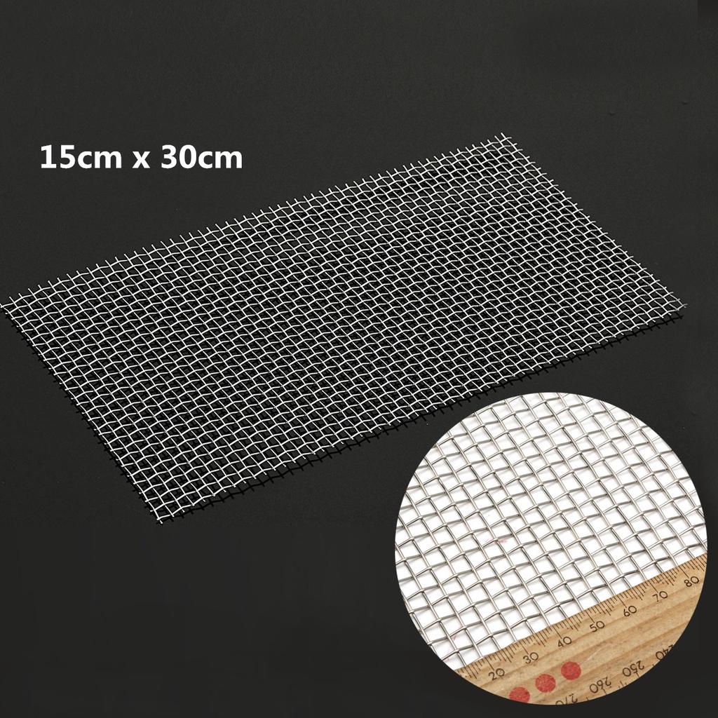 5 Mesh 304 Stainless Steel Square Sliver Wire Cloth Screen Filter