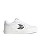Cariuma Valerie White Leather Black Logo