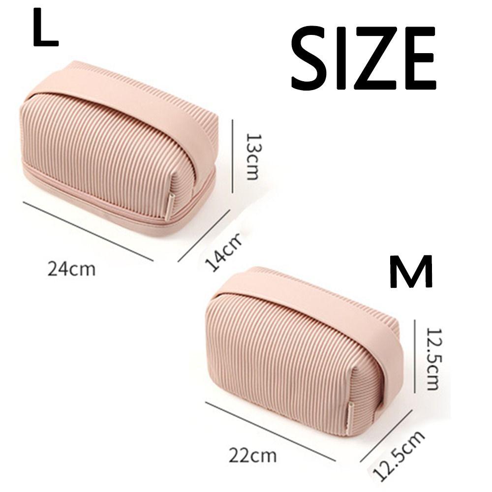 PU Leather Toiletry Storage Case Large Capacity Bathroom Storage Bag  Travel Accessories