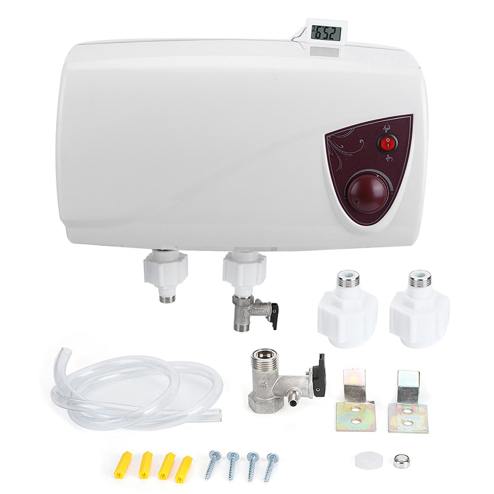 

Универсальный электрический водонагреватель с термометром для автодома, каравана, моторхоума, лодки 10 л 12 В