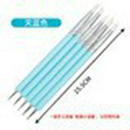 5-Piece Nail Art Silicone Dotting Pen Set for Polymer Clay & Rhinestones