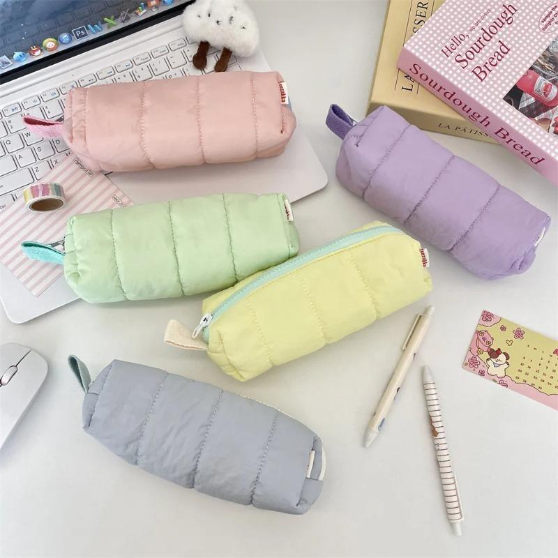 1Pcs Insta Style Fluffy Coin Wallet Student Pencil Case Handbag Suitable for Class Large Capacity Pen Holder Storage Student Supplies