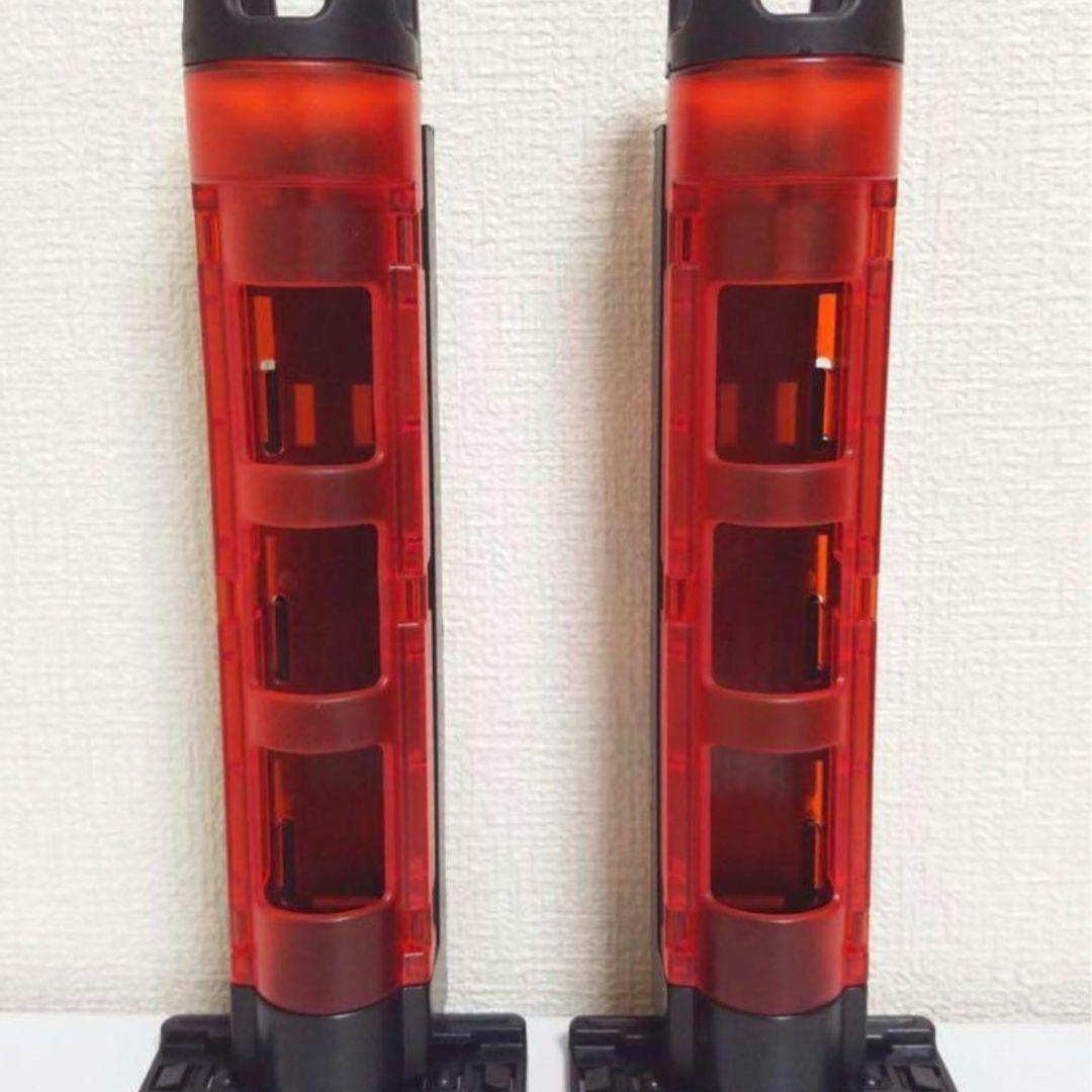 Used Rod holder rod stand bucket mouse tackle box red