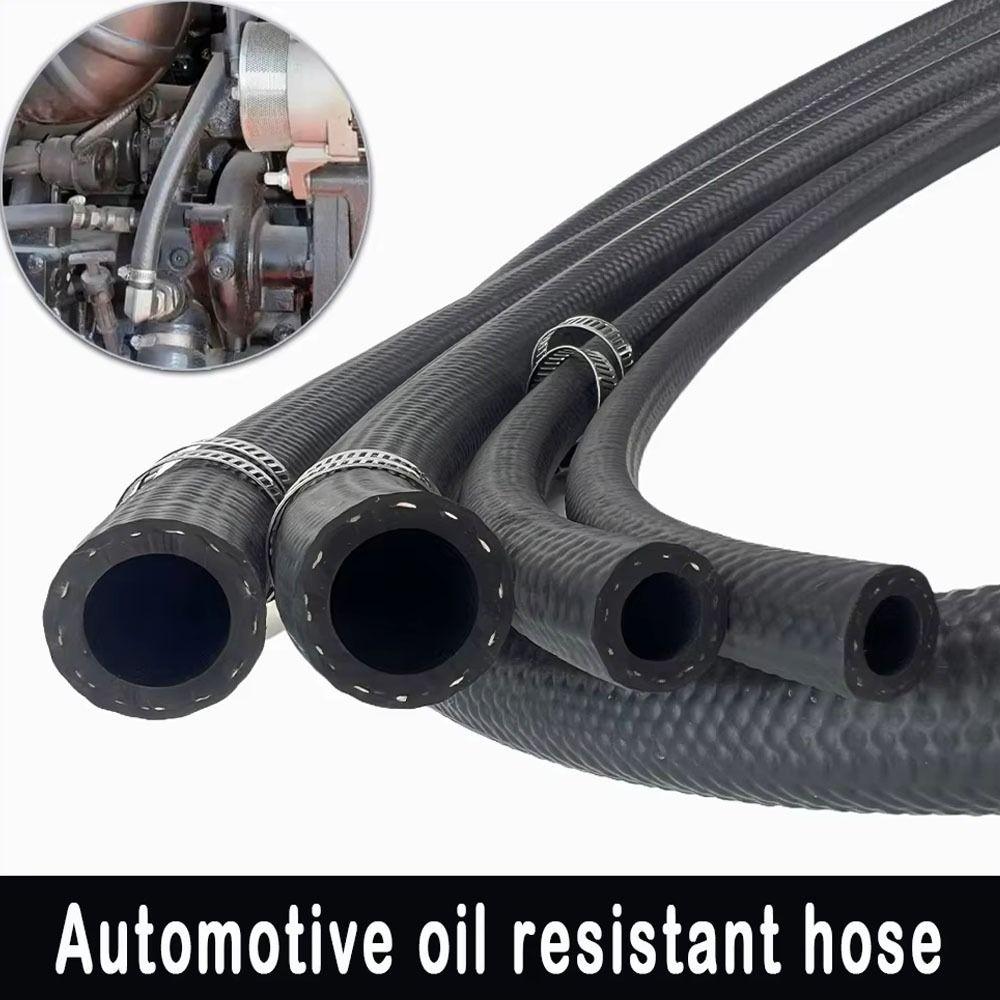 Multifunctional NBR Oil Resistant Hose ID 4 5 6 8 10 12 14mm Vacuum Hose Durable Car Fuel Hoses