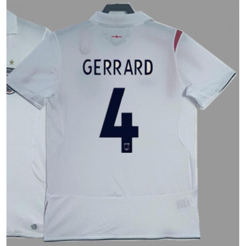Vintage jersey Owen Rooney Beckham Lampard Gerrard classic football jersey England national team jersey S