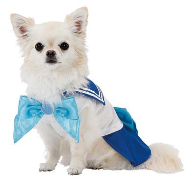 Petio Carapetti Pretty Guardian Sailor Moon Cosplay Wear Sailor Mercury for Pets, SS Size