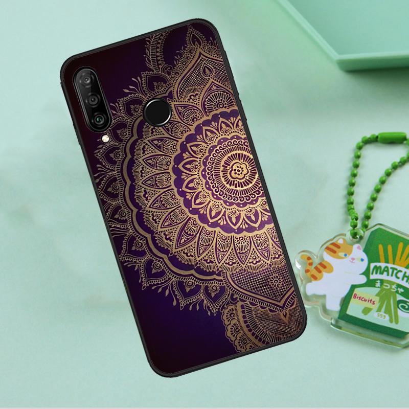 Indian Pattern Mandala For Huawei Nova 8i 11i 12i 12s 9 10 SE Y90 Y60 Y70 Y72 Y61 Y91 P20 P30 P40 Lite P60 Pro Case