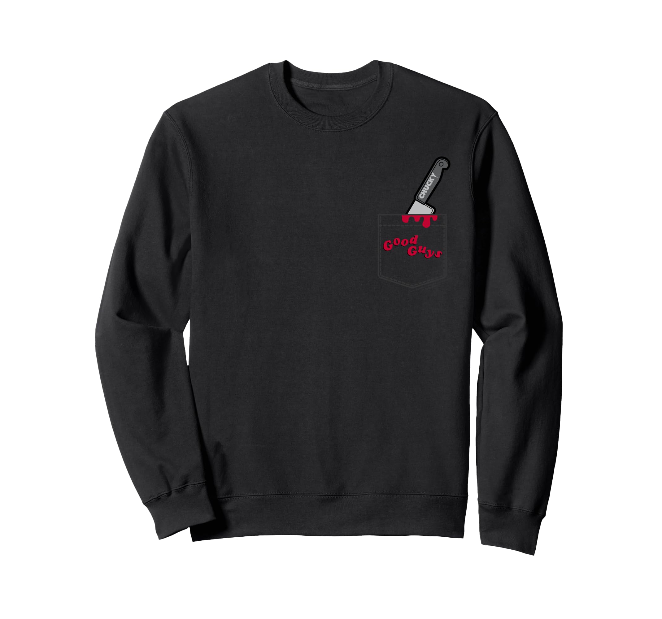 

Chucky Good Guys Bloody Faux Pocket Sweatshirt чорний