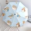 Peter Rabbit Art Pattern, Automatic Folding Umbrella, Portable and Foldable Design, 8 Ribs, a Christmas or Birthday Gift.