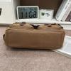 Canvas Bag Business Shoulder Crossbody Bag Large Capacity Lightweight Contrast Color Student Bag