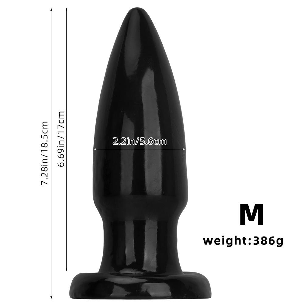 Sharp Pointed and Oversized Anal Plug Suction Cup Anal Sex Product Toy Anal Expansion  Oversized Dildo  Male and Female