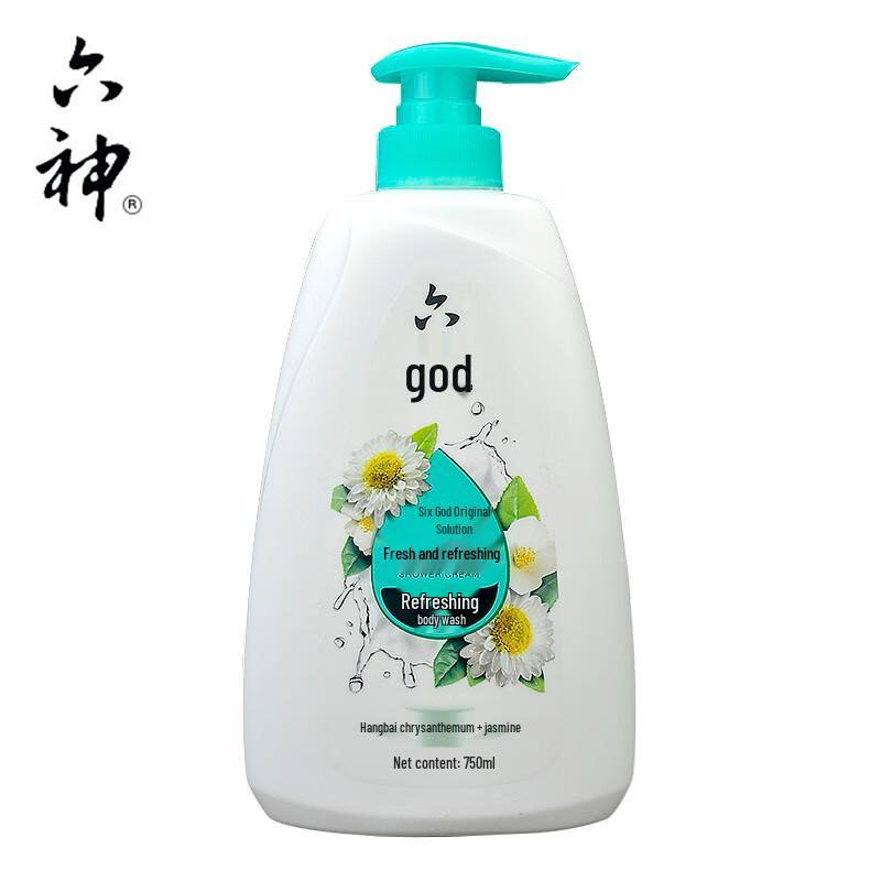 Liushen Fresh Invigorating Jasmine & Chrysanthemum Shower Gel