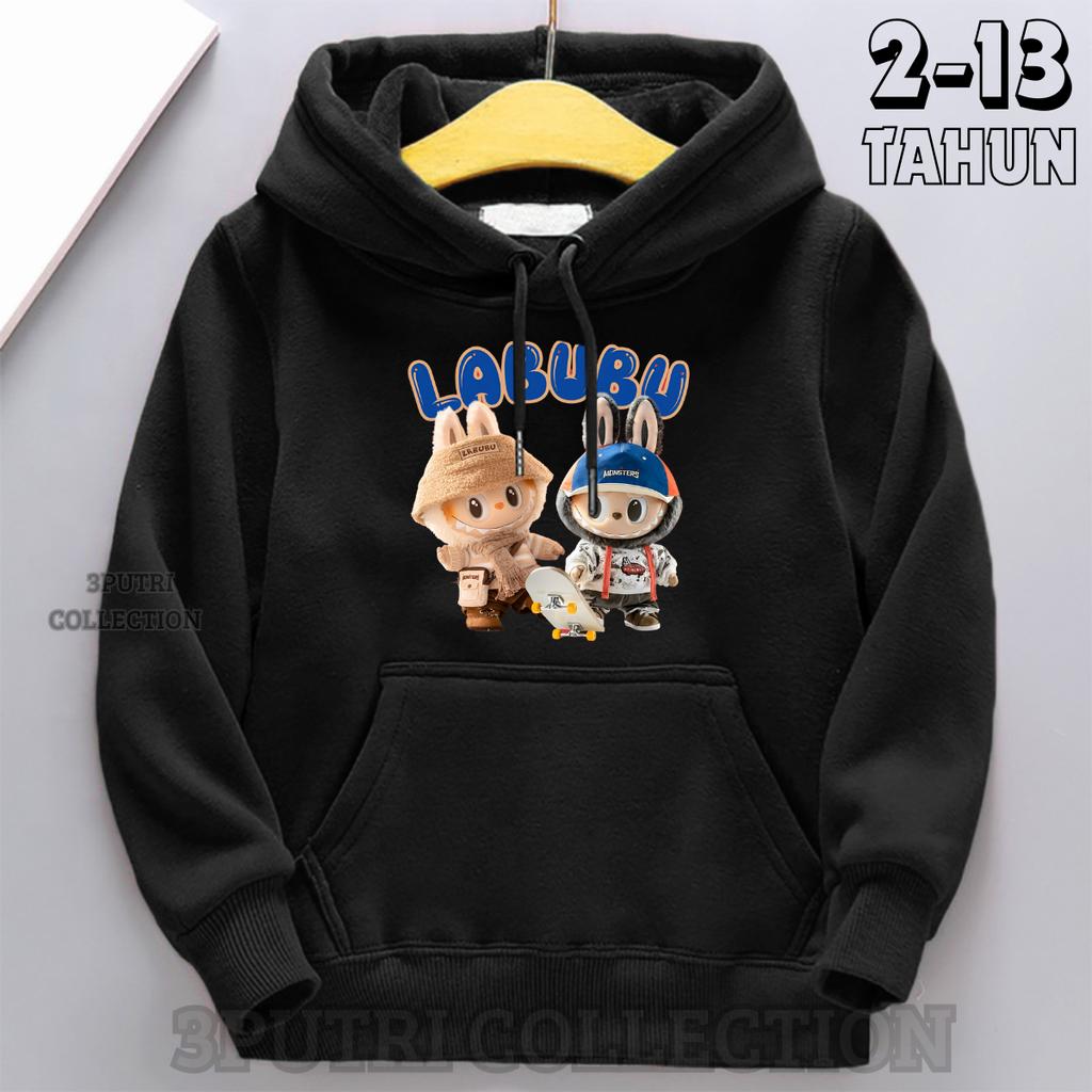 Children's Hoodie New Trendy Labubu Kids Cute Cartoon Casual Daily Hoodie 100-160cm Boys Girls