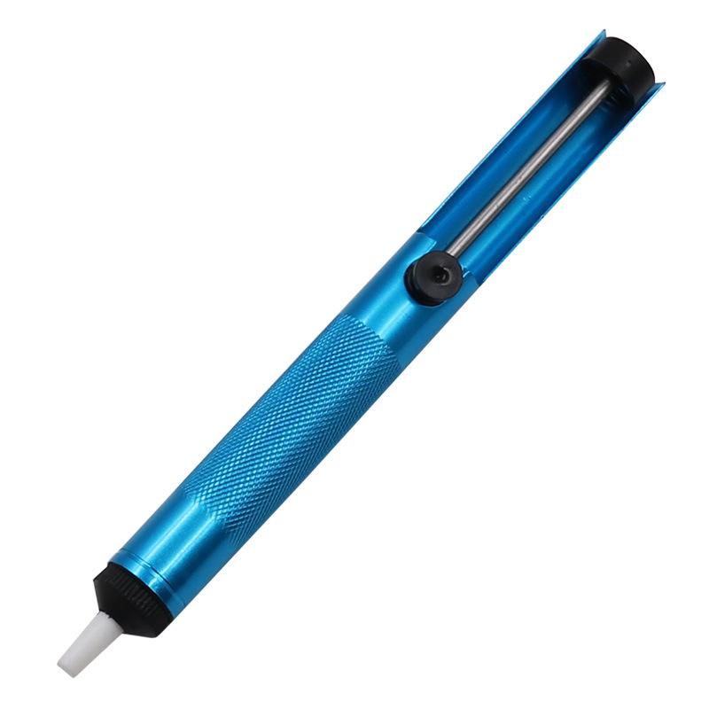 Aluminum Metal Desoldering Pump Suction Tin Gun Solder Sucker Pen Vacuum Soldering Removal Tool Iron Desolder Hand Welding Tool