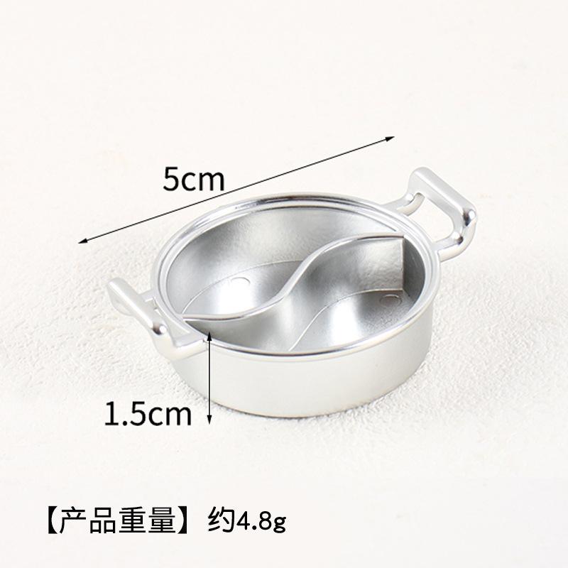 Mini Miniature Simulation Plate Small Bowl Tableware Diy Food Play Accessories Mini Container Play House Kitchen Toys