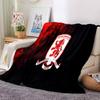 Football Club Middlesbrough Flannel Blanket, Soft Polyester, Modern Design, All-Season for Camping, Travel, Gifts for Holidays or Birthdays