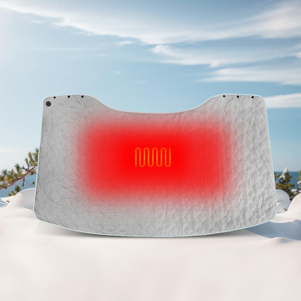 USB Powered Heated Blanket Soft Zipper Shawl Wrap 3 Temperature Adjustment Warm Heating Scarf for Indoor Outdoor Office