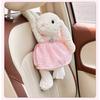 Cute Cartoon Hanging Plush Car Tissue Box Holder For Home Use