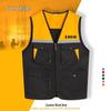 Customized Multi-Pocket Reflective Workwear Vest for Engineers, Photographers, and Delivery Riders