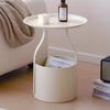 Modern Iron Art Bedside Nightstand/Table with Storage