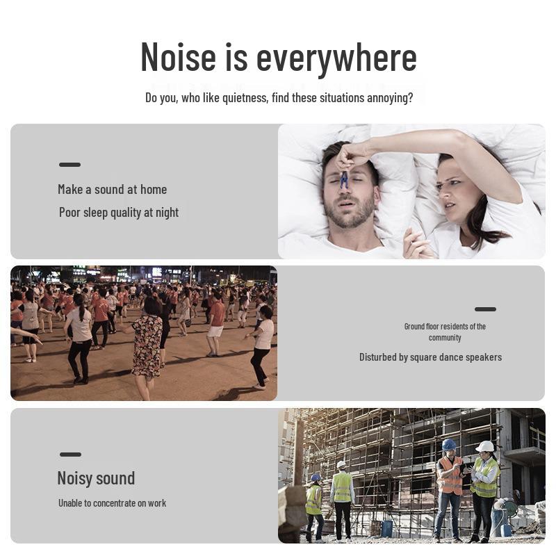 Memory Foam Noise-Reduction Earplugs for Dorm Sleep and Snoring