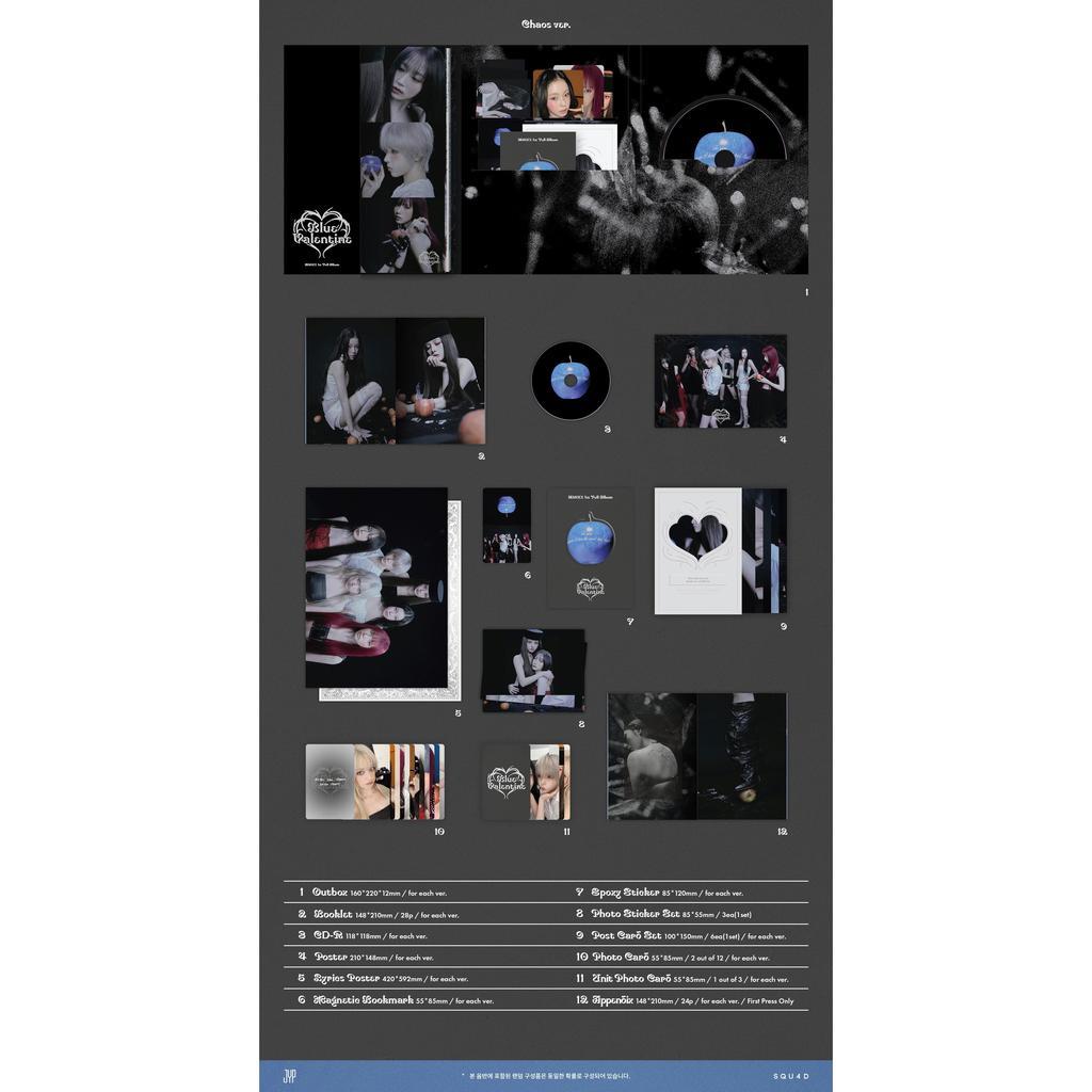 [Pre-order] NMIXX - 1st Full Album [Blue Valentine] (+Online Benefit)