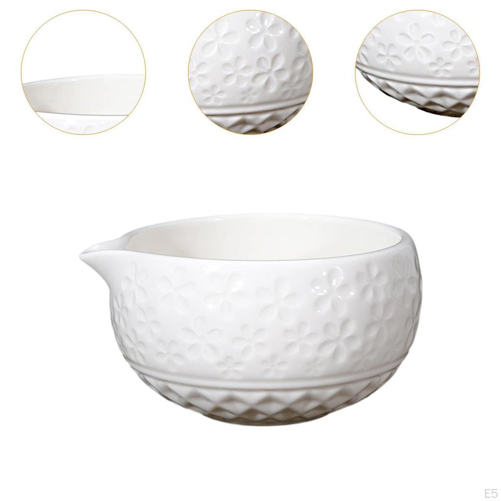 Keramik Matcha Schale ,Handgefertigt ,Teezeremonie zum Aufschlagen Traditioneller Porzellan Tee