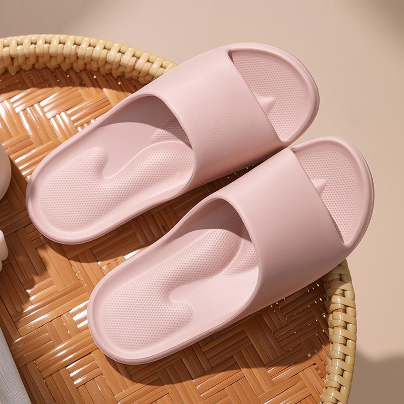 Eva Slippers Thickened Stepping On Shit Feeling Outer Wear Slippers Women's Household Men's and Women's Slippers Nonslip and Deodorant Indoor Slippers