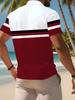 [Printed Design – Not Textured]Subtle Spring Elegance | Office-To-Party Polo