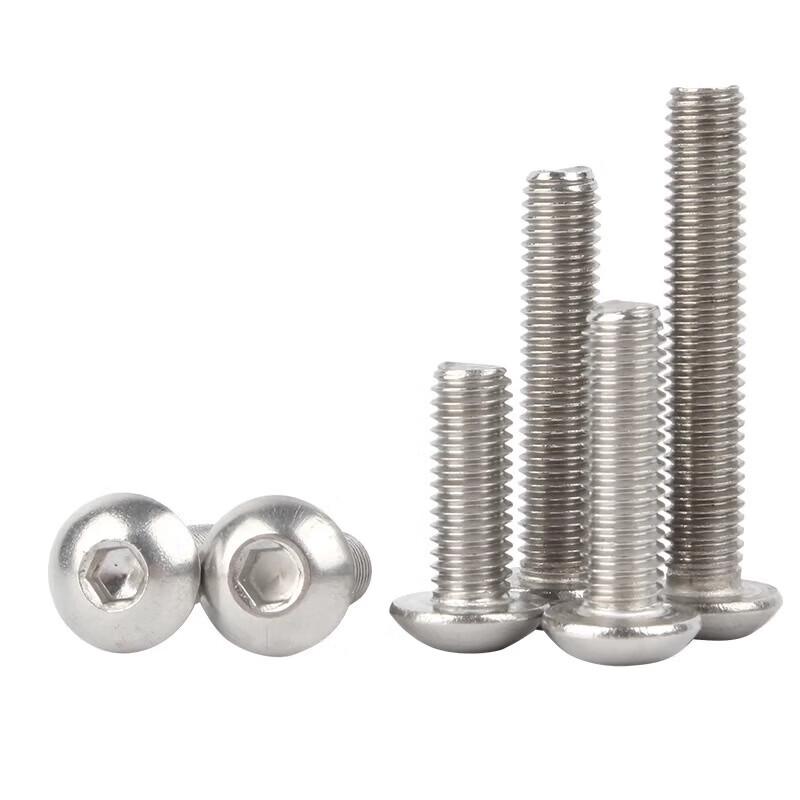Stainless Steel Hex Socket Flat Round Head Screws