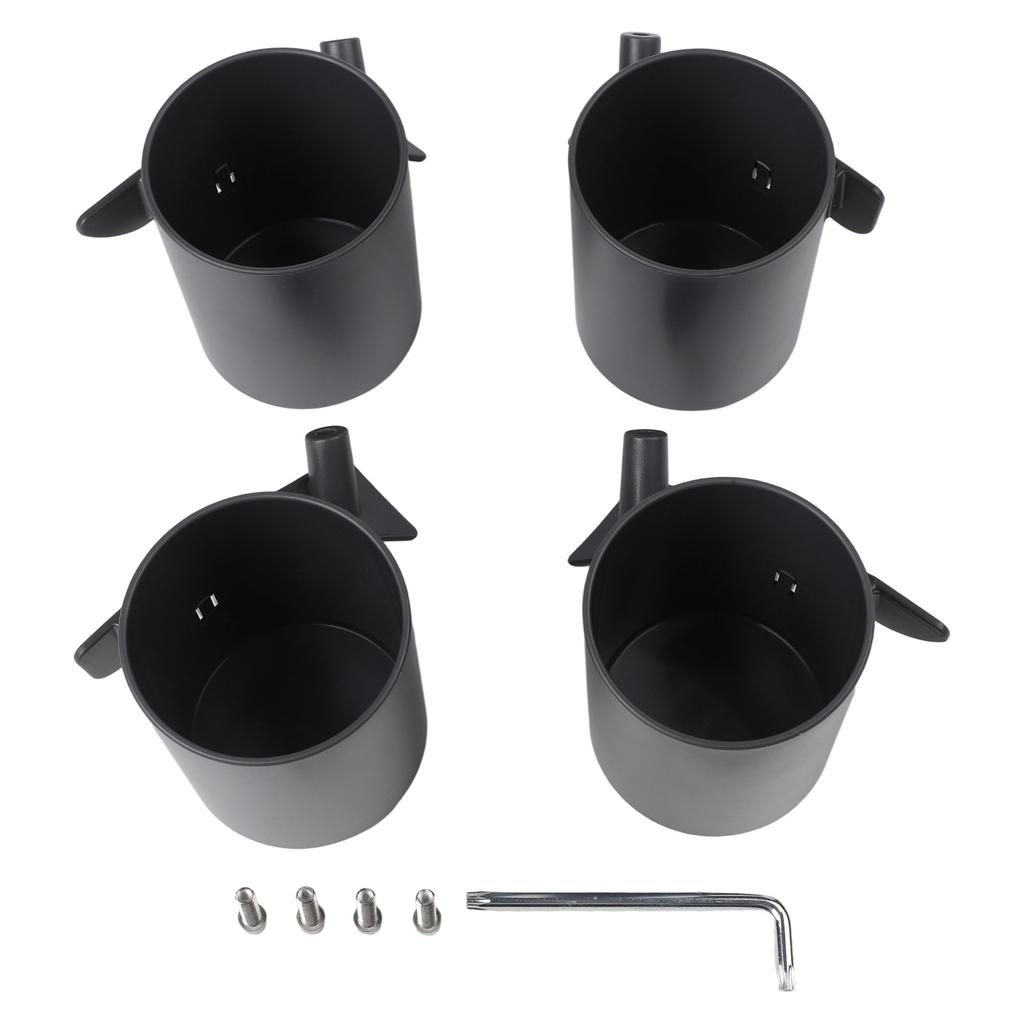 4PCS For New Model 3 Car Door Cup Holder Fit Design ABS Drink Rack Interior Storage Accessories