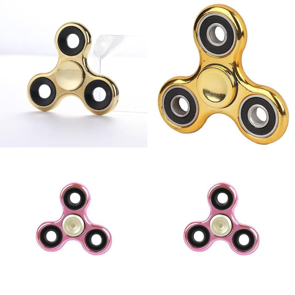 Metal Clover Finger Spinner Toy With Durable Alloy For Stress Relief And Focus Enhancement