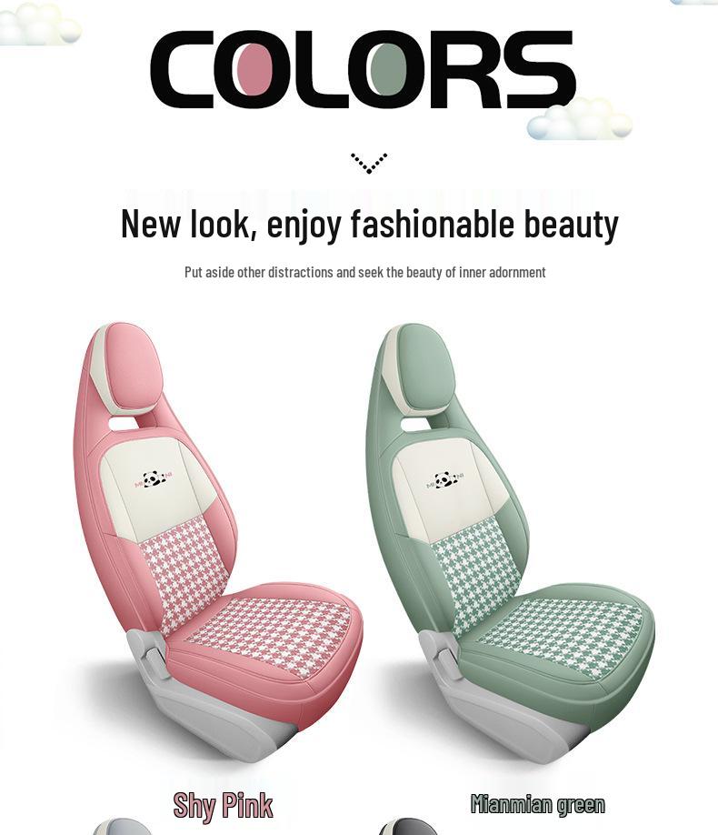 JXS Sports Leather Seat Cushion for Geely Panda MINI - All-Season Car Seat Cover