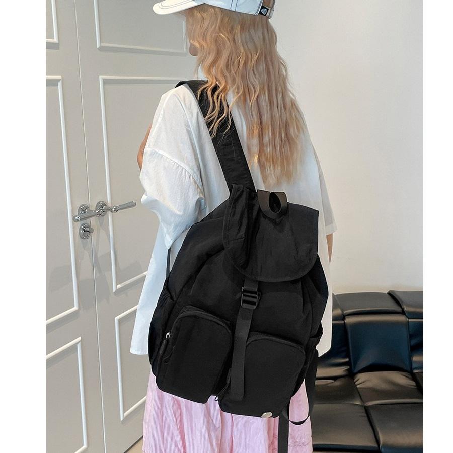 Waterproof Nylon Lightweight Multi-pocket Backpack for Women MR9903