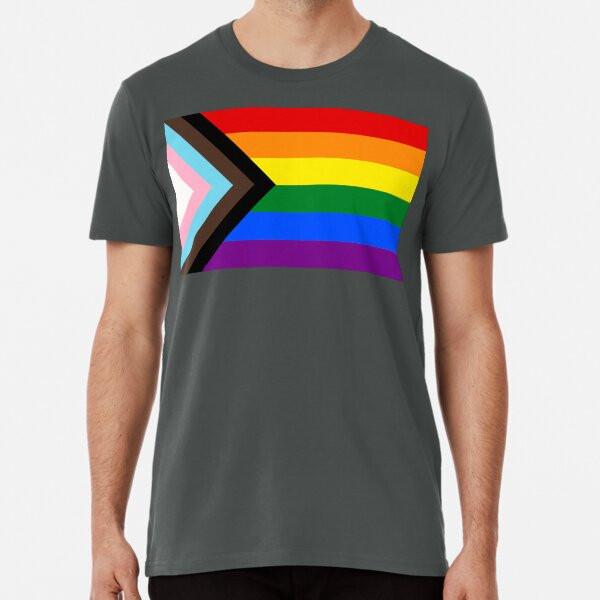 

Progress Pride Flag S to 5XL Made in the AU/USA T-Shirt 4XL