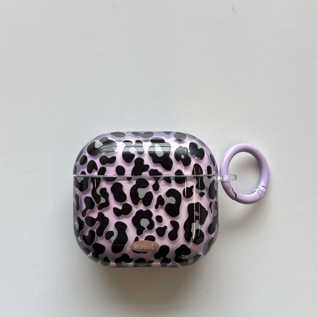 Simple Leopard Print Is Suitable for Apple Earphone Case Airpodspro1 Wireless Bluetooth Case 1st Generation Pro1.