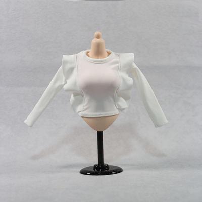 Kostümfigur im Maßstab 1:6, weiblich, Sekretärinnen-Outfit, gerüschter Damenanzug, Arbeitskleidung Oberteil, Oberteil, Rock und einteilige Jacke (Körper, Kopf, Schuhe usw.. Nicht