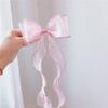 Mädchen Geschenk Niedlicher Pferdeschwanz Haarschmuck Temperament Kugeln Haarspange Mädchen Langes Band Schleife Haarnadel Prinzessin Geflochtenes Haar Kopfschmuck 2 STÜCKE